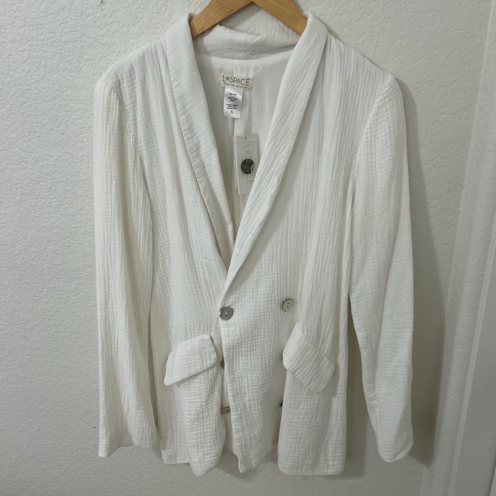 L*Space Cream Women's Blazer